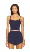 Wellbeing + Beingwell Movewell Ripley Tank In Blue