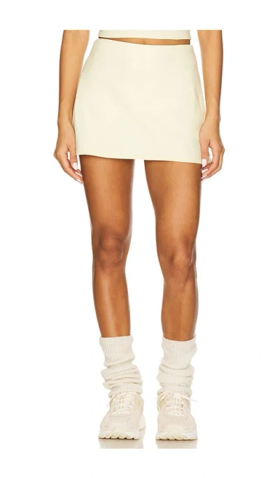 Wellbeing + Beingwell Movewell Tally Skirt In 婴儿黄
