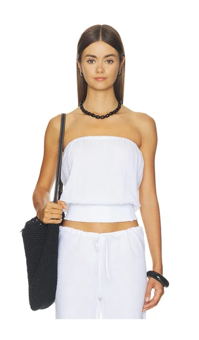 Wellbeing + Beingwell Noel Tube Top In White