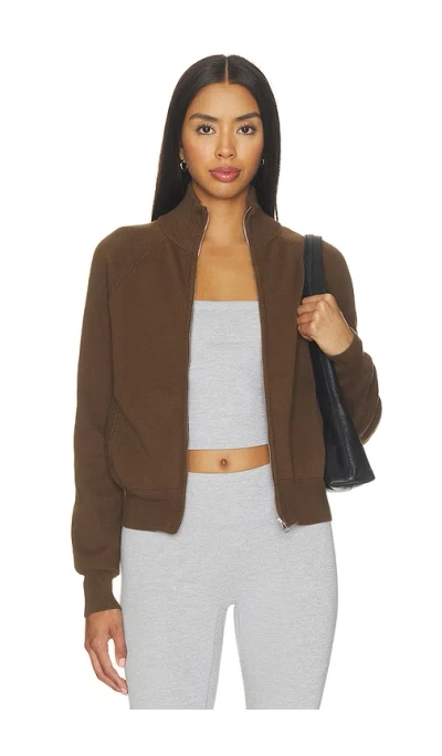 Wellbeing + Beingwell Oakes Knit Jacket In Chocolate