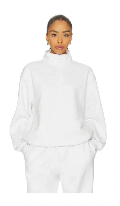 Wellbeing + Beingwell Remy Half Zip In White