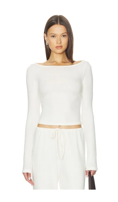 Wellbeing + Beingwell Sawyer Top In Blanc White