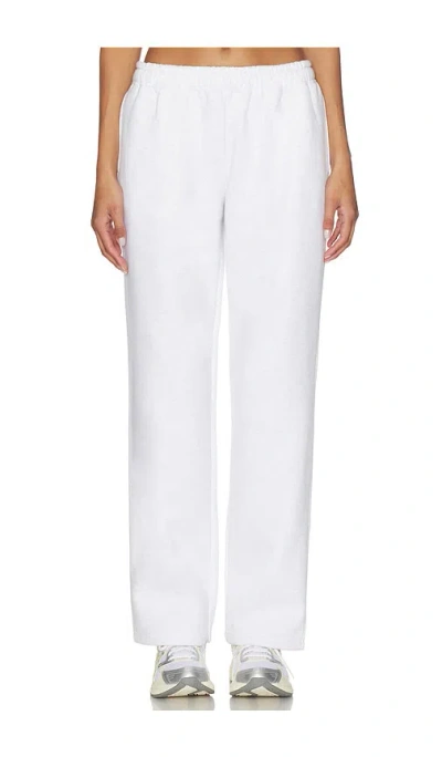 Wellbeing + Beingwell Wilde Straight Leg Sweatpant In White