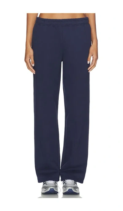 Wellbeing + Beingwell Wilde Straight Leg Sweatpant In Blue