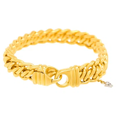 Pre-owned Wellendorff Wellendorf For Mikimoto Gold Bracelet In Multi