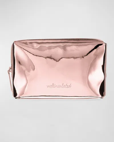 Wellinsulated Performance Beauty Bag In Rose Gold