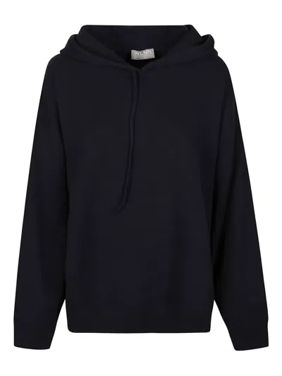 Wellness Cashmere Long-sleeve Hoodie In Black
