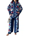 Wellway 2pc Blouse & Pant Set