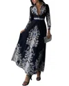 Wellway Maxi Dress In Blue