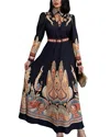 Wellway Maxi Dress In Blue