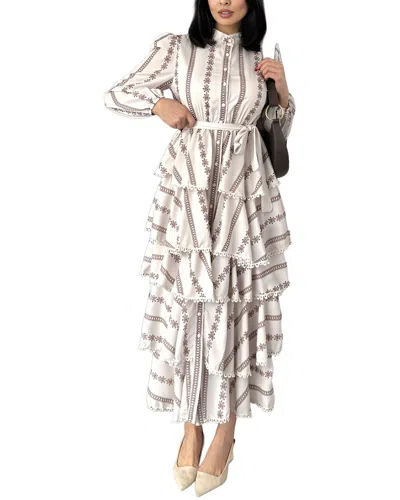 Wellway Maxi Dress In Neutral