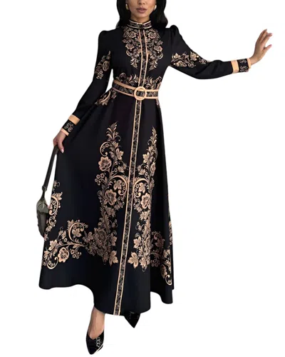 Wellway Maxi Dress In Multi