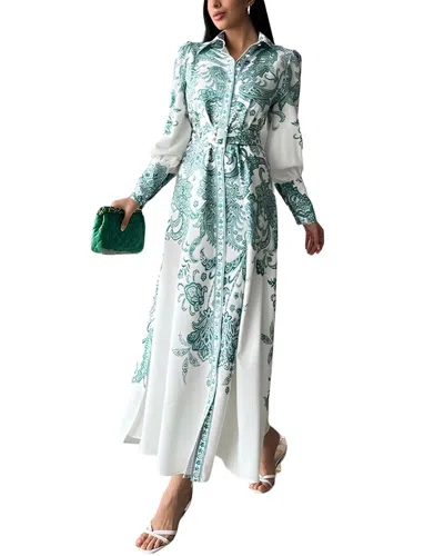 Wellway Maxi Dress In Green