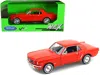 Welly 1964 1/2 Ford Mustang Coupe Hardtop Red 1/24 Diecast Model Car By  In Red