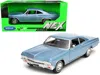 Welly 1965 Chevrolet Impala Ss 396 Light Blue 1/24 Diecast Model Car By