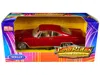 Welly 1965 Chevrolet Impala Ss 396 Lowrider Red Metallic Low Rider Collection 1-24 Scale Diecast Model Car
