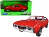 Welly 1968 Oldsmobile 442 Red 1/24 Diecast Model Car By