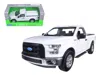 Welly 2015 Ford F-150 Regular Cab Pickup Truck White 1/24-1/27 Diecast Model Car By  In White