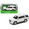 Welly 2017 Cadillac Escalade With Sunroof White 1-24 - 1-27 Diecast Model Car