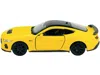 Welly 2024 Ford Mustang Gt 5.0 Yellow With Black Top "nex Models" Series 1/25 Diecast Model Car By