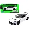 Welly Aston Martin Dbs Superleggera White With Black Top Nex Models 1 By 24 Diecast Model Car