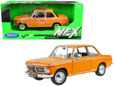 Welly Bmw 2002ti Orange 1/24 Diecast Model Car By