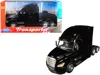 Welly Freightliner Cascadia Truck Black "transporter" 1/32 Diecast Model By  In Black