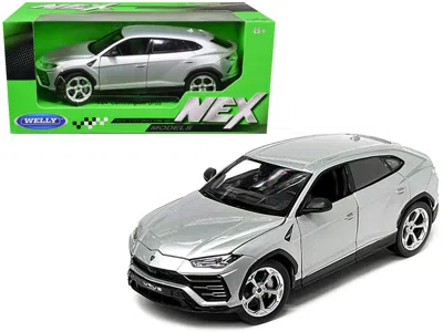 Welly Lamborghini Urus Gray Metallic "nex Models" 1/24 Diecast Model Car By