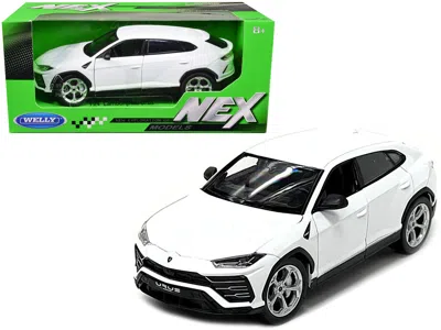 Welly Lamborghini Urus White "nex Models" 1/24 Diecast Model Car By