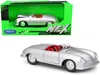 Welly Porsche 356-1 Roadster Silver With Red Interior Nex Models 1 By 24 Diecast Model Car