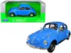 Welly Volkswagen Beetle Blue 1/24-1/27 Diecast Model Car By  In Blue