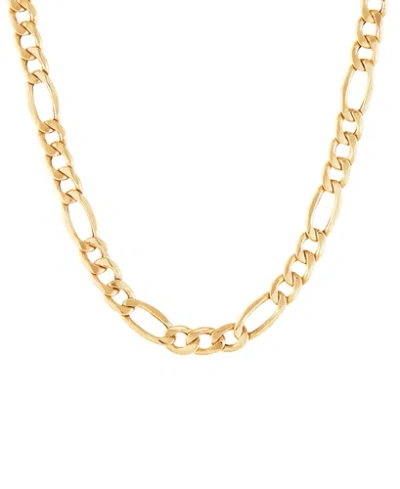 Pre-owned Welry Men's 8.5mm Figaro Chain Necklace In 10k Yellow Gold, 24"