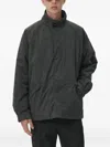 Welter Shelter Short Coach Buttoned Jacket In Black