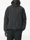 Welter Shelter Short Tracker Hooded Jacket In Gray
