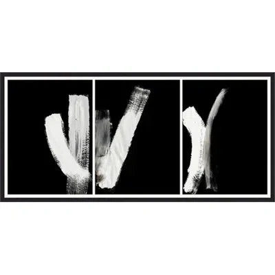 Wendover Art Group 3 Strokes By Thom Filicia - Picture Frame Photograph On Paper In Black;white
