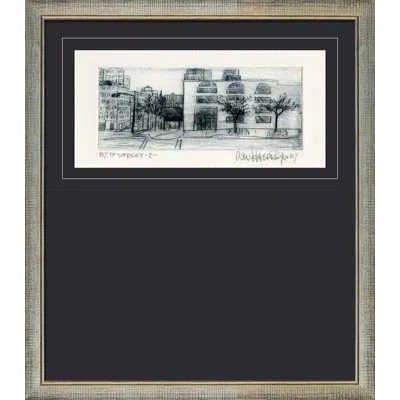 Wendover Art Group 87th Street 2 - Picture Frame Painting On Paper In Gray
