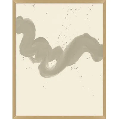Wendover Art Group A Luminous Sweep 1 By Christopher Kennedy - Single Picture Frame Painting In Brown;cream