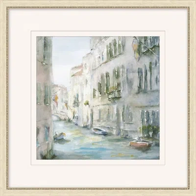 Wendover Art Group A Traveler's Studies 1 - Picture Frame Painting On Paper In White;green