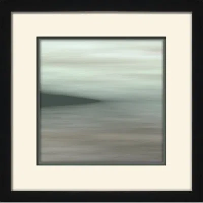 Wendover Art Group Abstract Horizon 10 - Picture Frame Painting On Paper In Gray