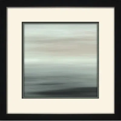 Wendover Art Group Abstract Horizon 11 - Picture Frame Painting On Paper In Gray