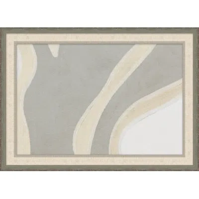 Wendover Art Group Abstracted Figure 3 By Thom Filicia - Picture Frame Painting On Canvas In Gray;beige
