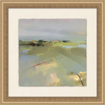 Wendover Art Group Afternoon Series 7 - Picture Frame Painting On Paper In Brown