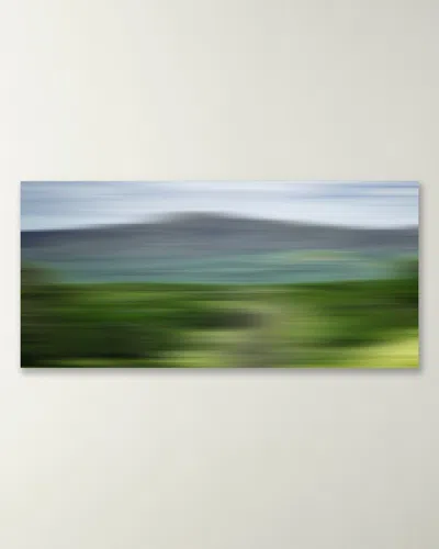 Wendover Art Group All A Blur 2 Gallery-wrapped Giclee In Green