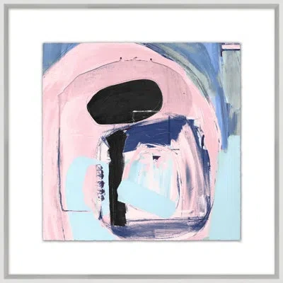 Wendover Art Group All Together Now 3 By Christopher Kennedy - Picture Frame Painting On Paper In Blue;black;pink