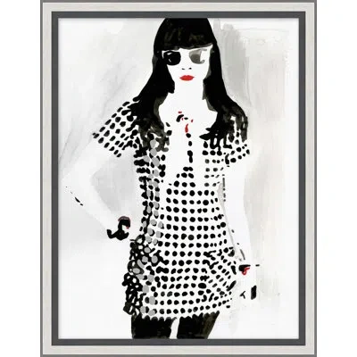 Wendover Art Group Allure 1 (la4060) In Black,white