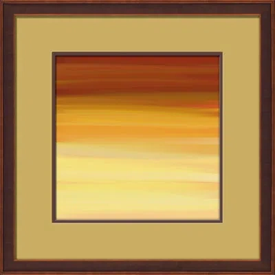Wendover Art Group Amber Glow I - Picture Frame Graphic Art In Red;yellow;orange