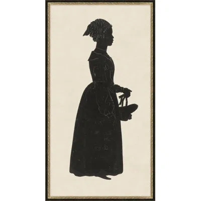 Wendover Art Group Amelia - Picture Frame Painting On Paper In Black;beige
