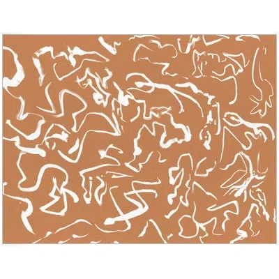 Wendover Art Group Ancient Gestures By Mat Sanders - Floater Frame Graphic Art On Canvas In White;tan