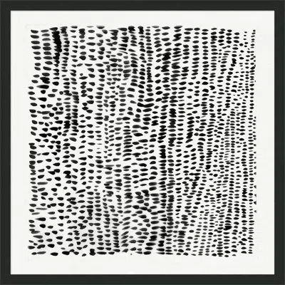 Wendover Art Group Animal Pattern By Christopher Kennedy - Picture Frame Painting On Paper In Black;white