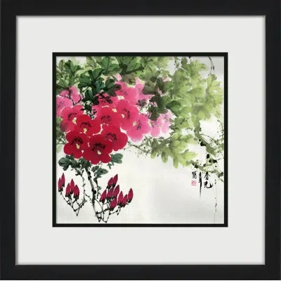 Wendover Art Group Asian Botanical I - Picture Frame Painting On Paper In White;green;red